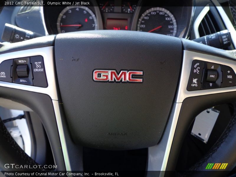Olympic White / Jet Black 2012 GMC Terrain SLT