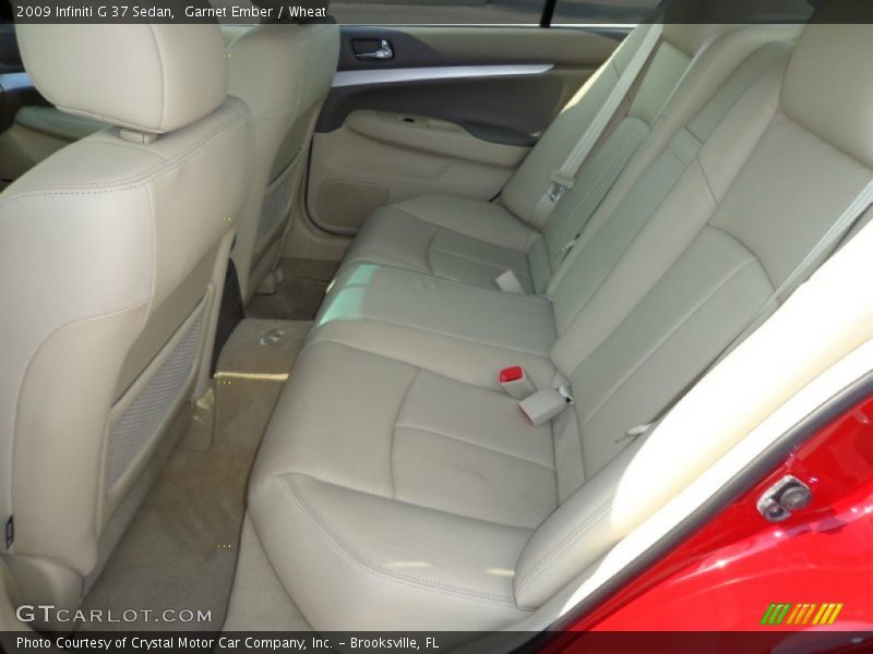 Garnet Ember / Wheat 2009 Infiniti G 37 Sedan