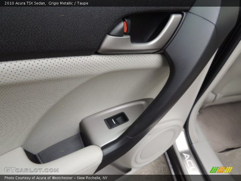 Grigio Metallic / Taupe 2010 Acura TSX Sedan