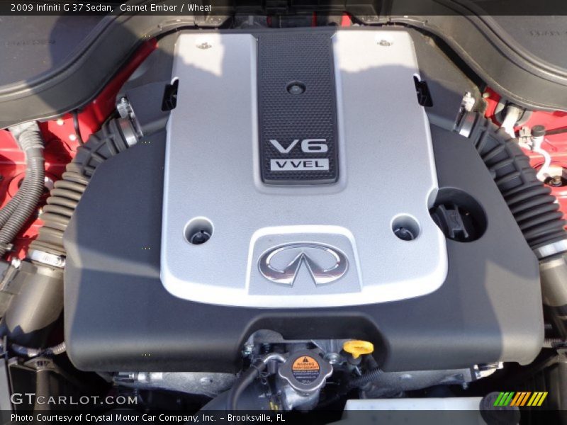 Garnet Ember / Wheat 2009 Infiniti G 37 Sedan