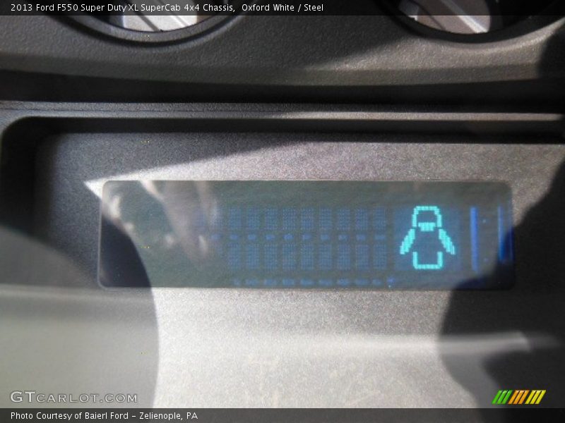 Oxford White / Steel 2013 Ford F550 Super Duty XL SuperCab 4x4 Chassis