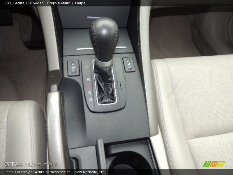 Grigio Metallic / Taupe 2010 Acura TSX Sedan