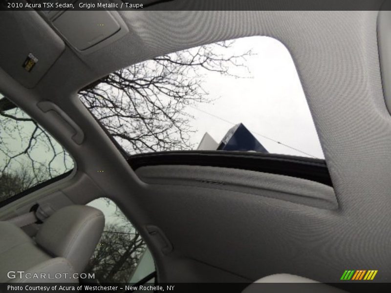 Grigio Metallic / Taupe 2010 Acura TSX Sedan