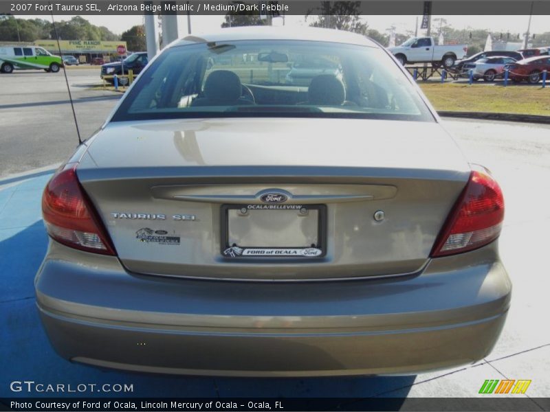 Arizona Beige Metallic / Medium/Dark Pebble 2007 Ford Taurus SEL