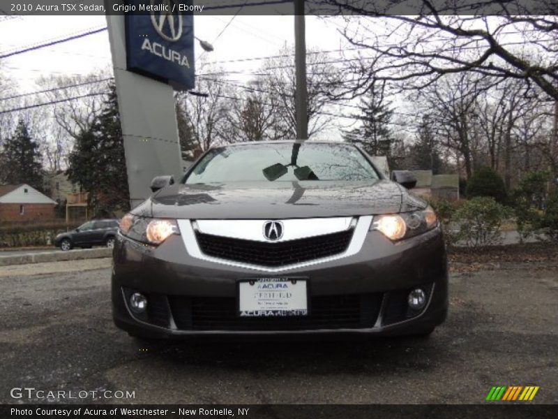 Grigio Metallic / Ebony 2010 Acura TSX Sedan