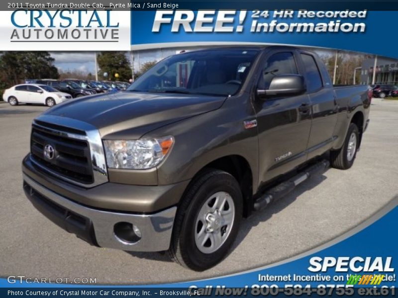 Pyrite Mica / Sand Beige 2011 Toyota Tundra Double Cab