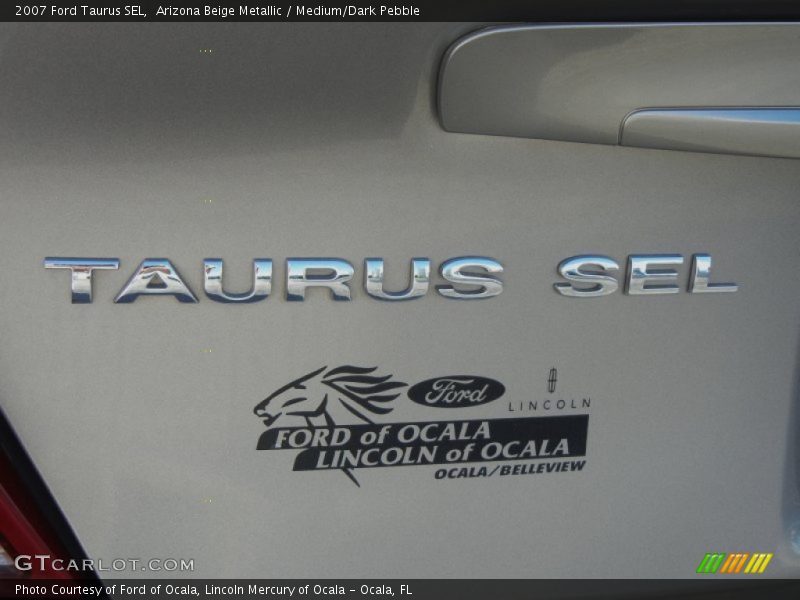 Arizona Beige Metallic / Medium/Dark Pebble 2007 Ford Taurus SEL