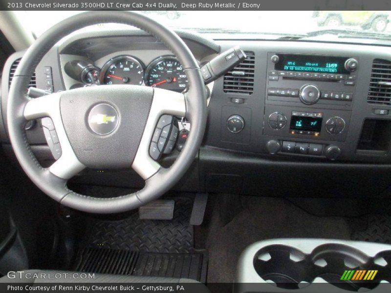 Deep Ruby Metallic / Ebony 2013 Chevrolet Silverado 3500HD LT Crew Cab 4x4 Dually
