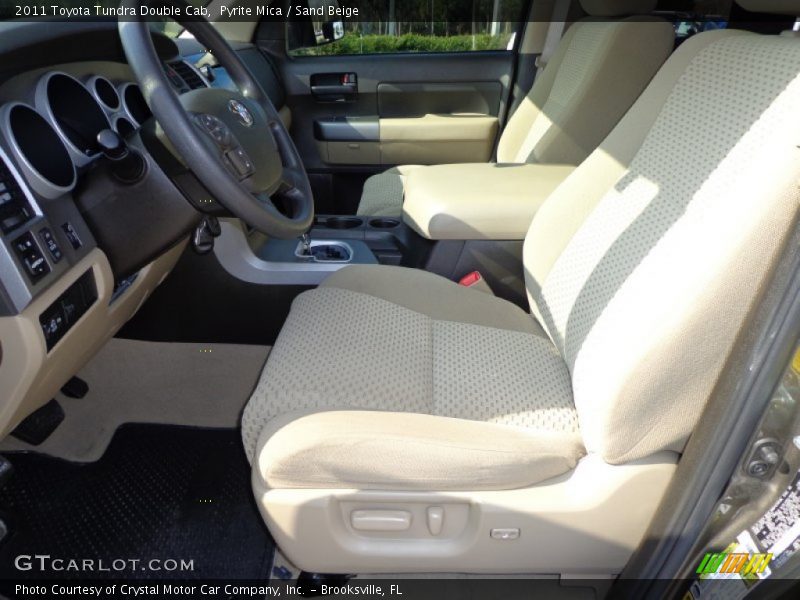 Pyrite Mica / Sand Beige 2011 Toyota Tundra Double Cab