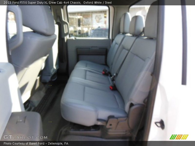 Oxford White / Steel 2013 Ford F550 Super Duty XL Crew Cab 4x4 Chassis