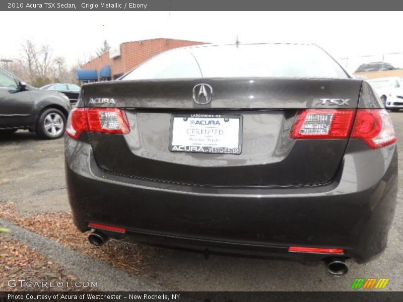Grigio Metallic / Ebony 2010 Acura TSX Sedan