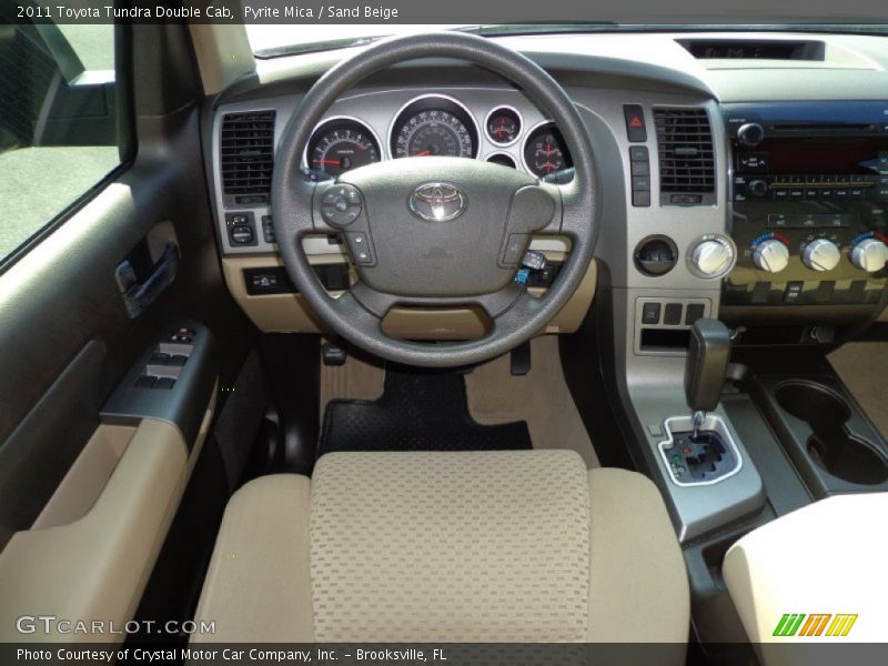 Pyrite Mica / Sand Beige 2011 Toyota Tundra Double Cab