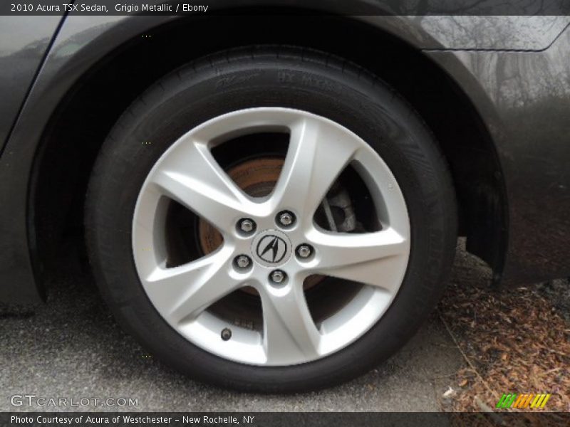 Grigio Metallic / Ebony 2010 Acura TSX Sedan