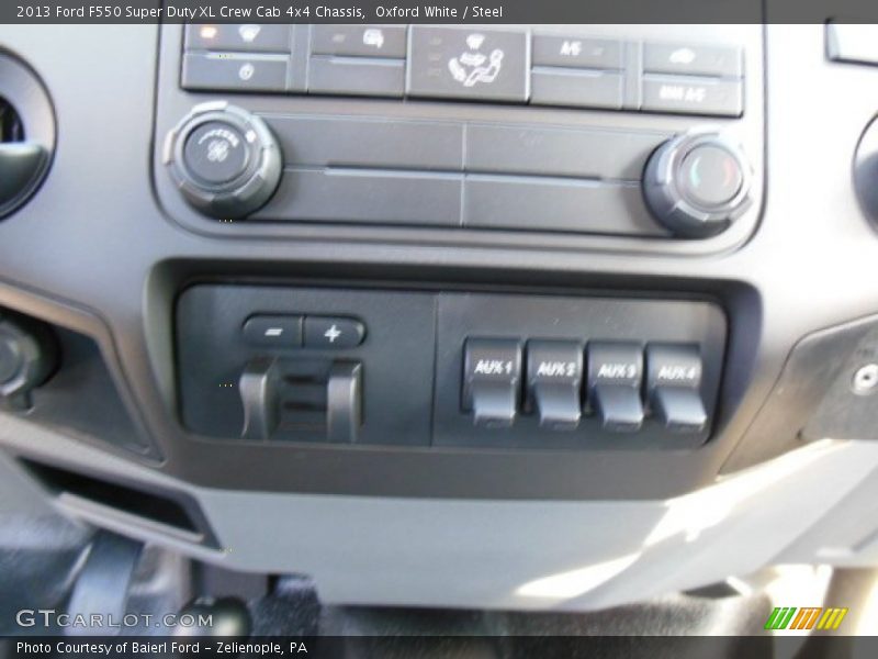 Oxford White / Steel 2013 Ford F550 Super Duty XL Crew Cab 4x4 Chassis