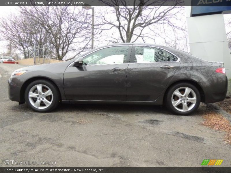 Grigio Metallic / Ebony 2010 Acura TSX Sedan
