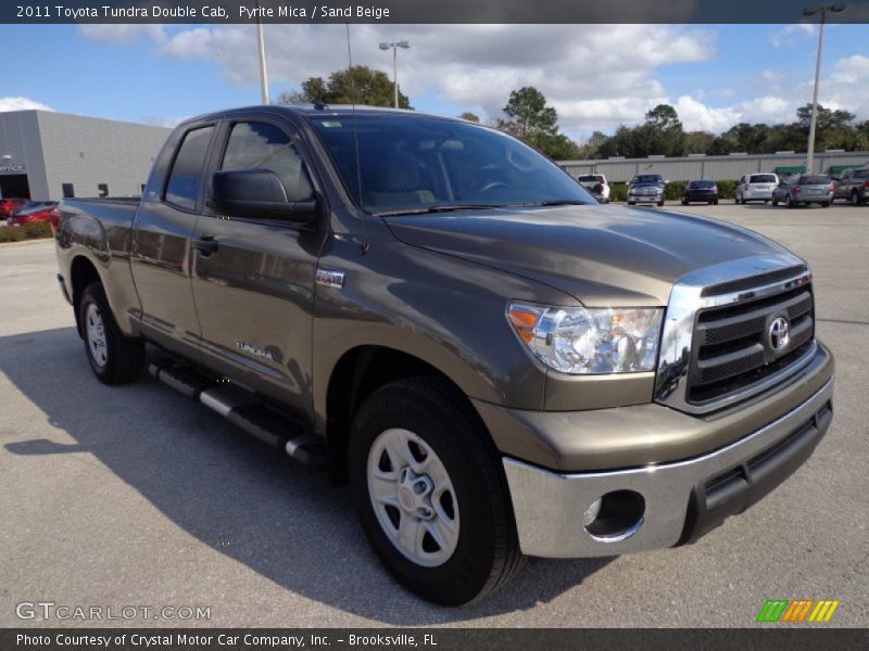 Pyrite Mica / Sand Beige 2011 Toyota Tundra Double Cab