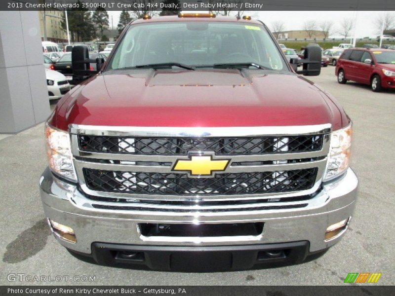 Deep Ruby Metallic / Ebony 2013 Chevrolet Silverado 3500HD LT Crew Cab 4x4 Dually