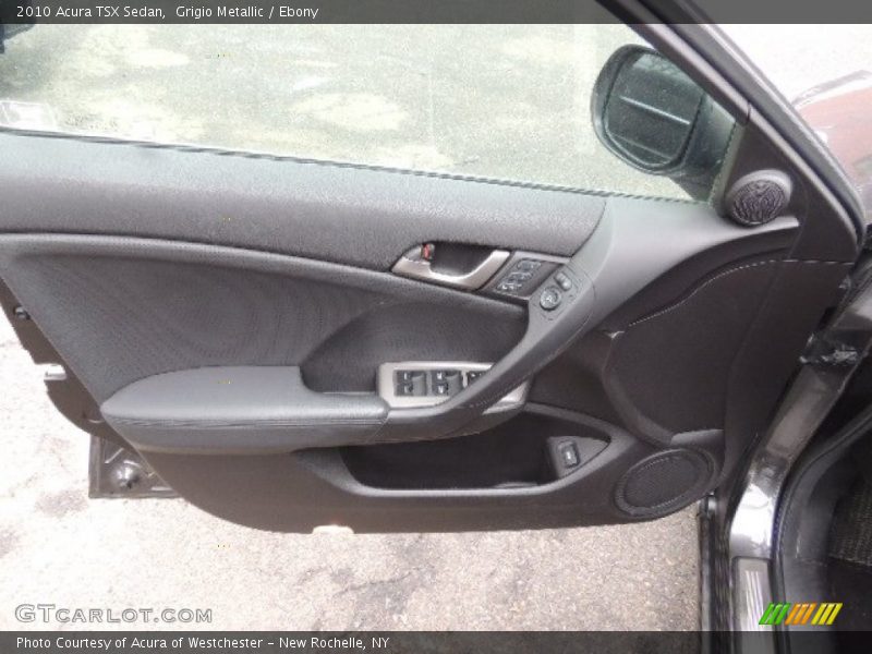 Grigio Metallic / Ebony 2010 Acura TSX Sedan