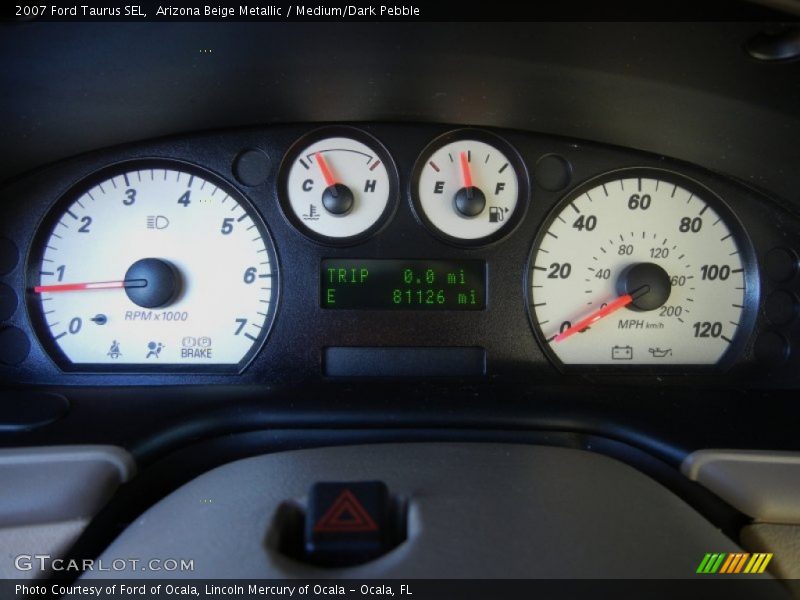 Arizona Beige Metallic / Medium/Dark Pebble 2007 Ford Taurus SEL