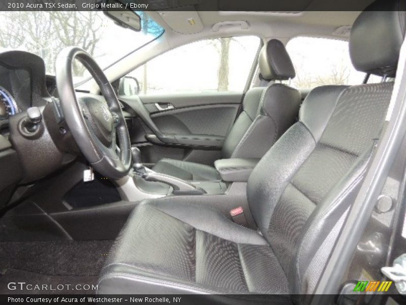 Grigio Metallic / Ebony 2010 Acura TSX Sedan