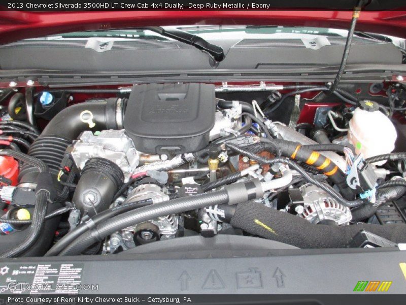 Deep Ruby Metallic / Ebony 2013 Chevrolet Silverado 3500HD LT Crew Cab 4x4 Dually