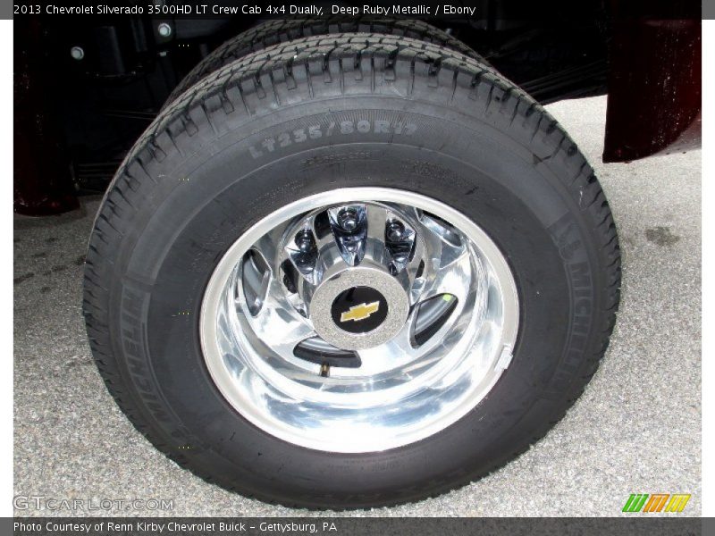 Deep Ruby Metallic / Ebony 2013 Chevrolet Silverado 3500HD LT Crew Cab 4x4 Dually