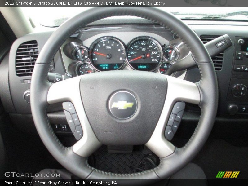 Deep Ruby Metallic / Ebony 2013 Chevrolet Silverado 3500HD LT Crew Cab 4x4 Dually