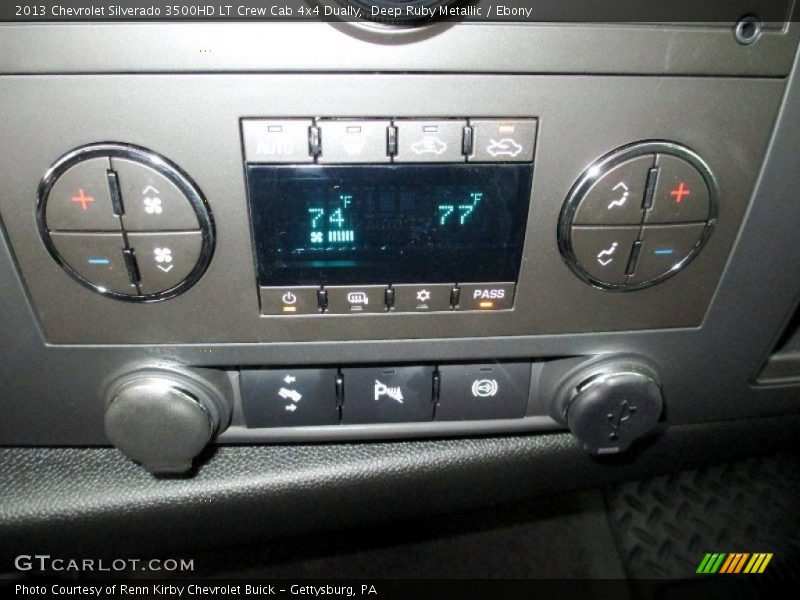 Deep Ruby Metallic / Ebony 2013 Chevrolet Silverado 3500HD LT Crew Cab 4x4 Dually