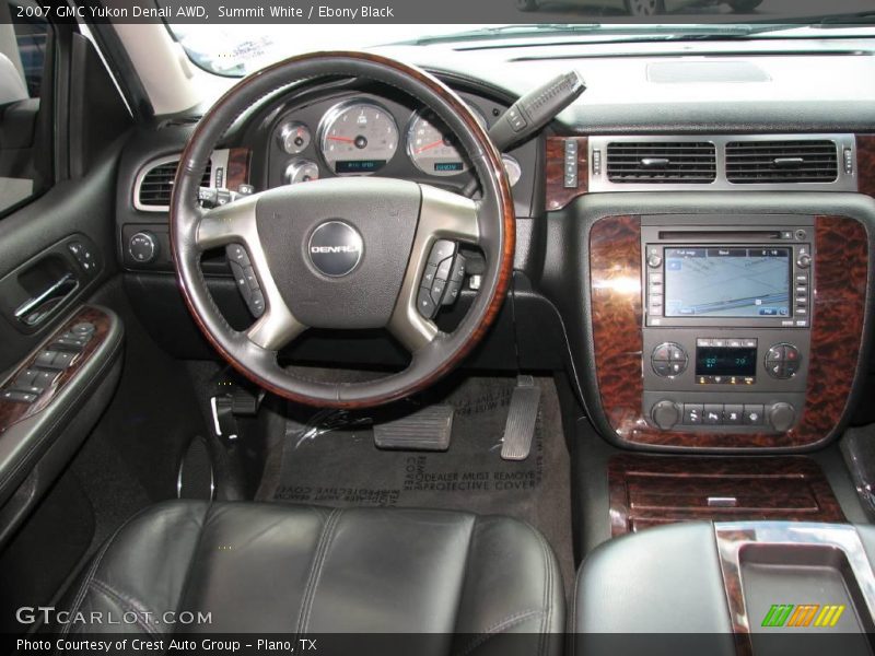 Summit White / Ebony Black 2007 GMC Yukon Denali AWD