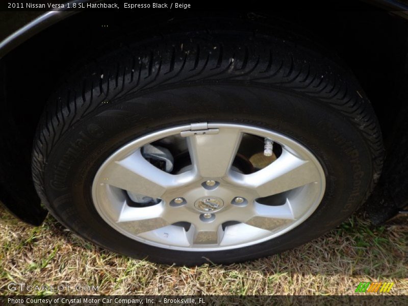 Espresso Black / Beige 2011 Nissan Versa 1.8 SL Hatchback