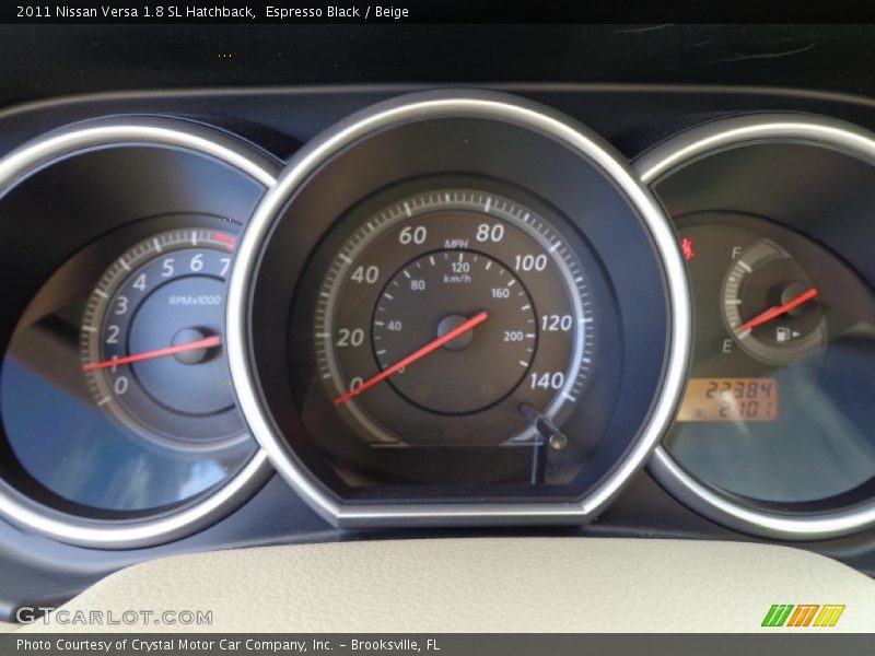 Espresso Black / Beige 2011 Nissan Versa 1.8 SL Hatchback