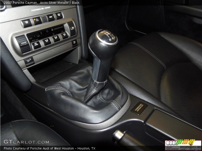 Arctic Silver Metallic / Black 2007 Porsche Cayman