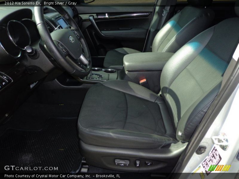 Bright Silver / Gray 2012 Kia Sorento EX