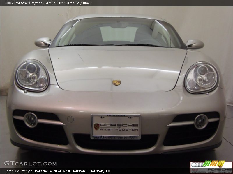 Arctic Silver Metallic / Black 2007 Porsche Cayman