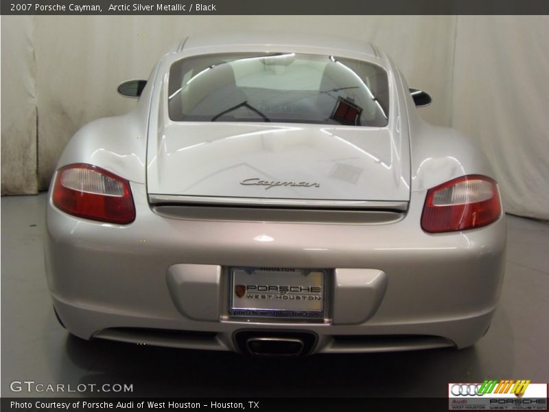 Arctic Silver Metallic / Black 2007 Porsche Cayman
