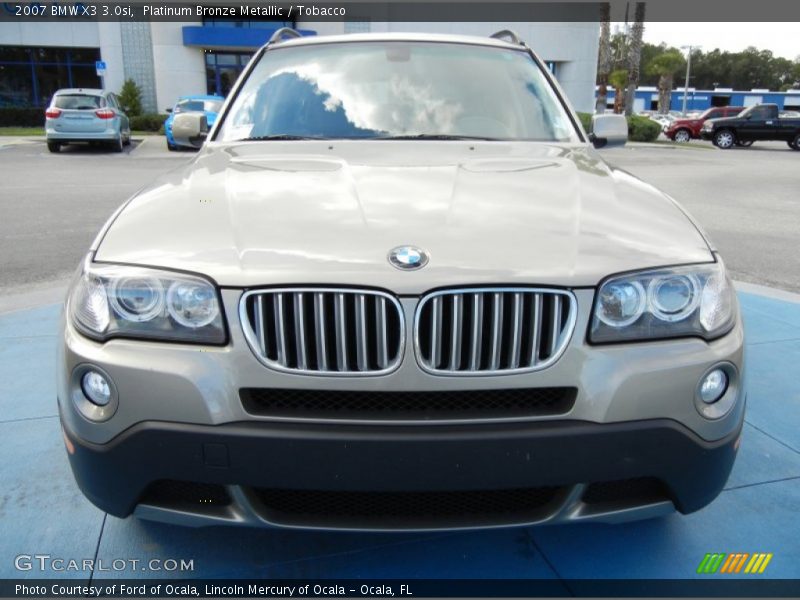 Platinum Bronze Metallic / Tobacco 2007 BMW X3 3.0si