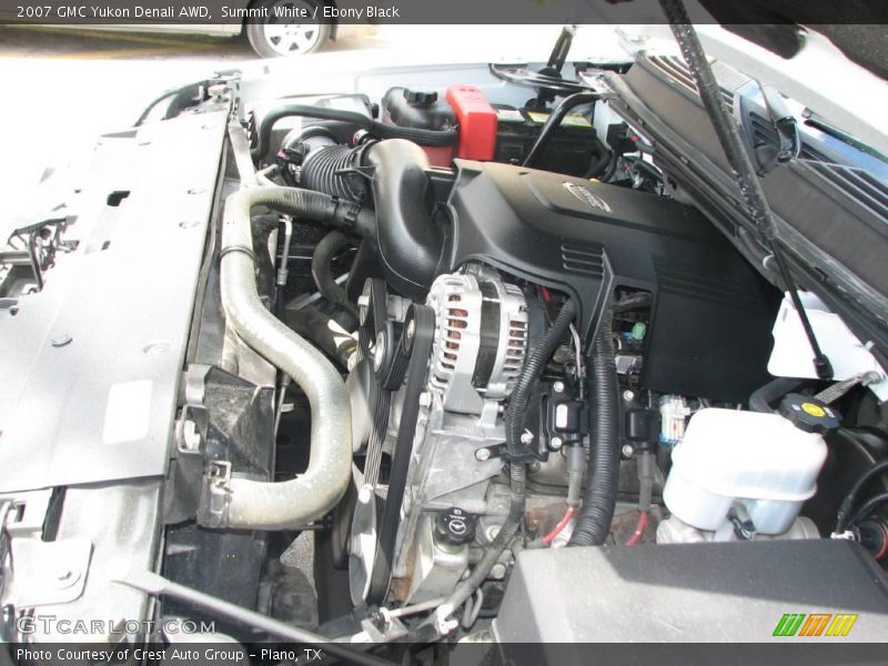 Summit White / Ebony Black 2007 GMC Yukon Denali AWD