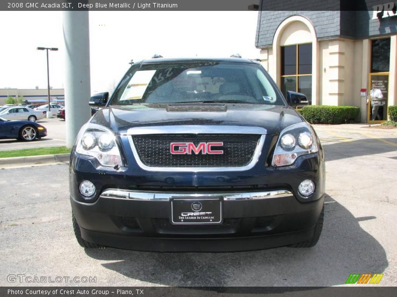 Deep Blue Metallic / Light Titanium 2008 GMC Acadia SLT