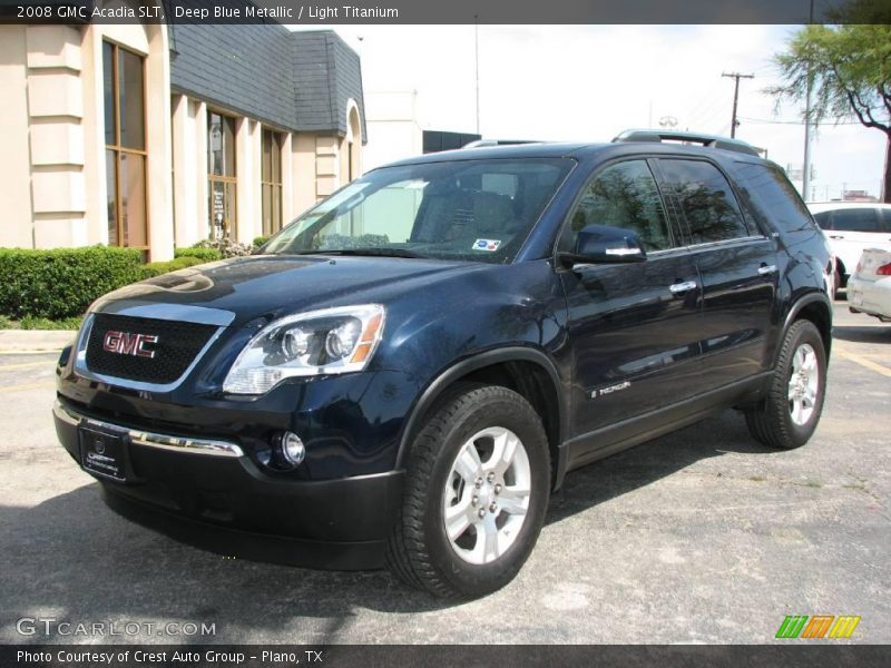 Deep Blue Metallic / Light Titanium 2008 GMC Acadia SLT