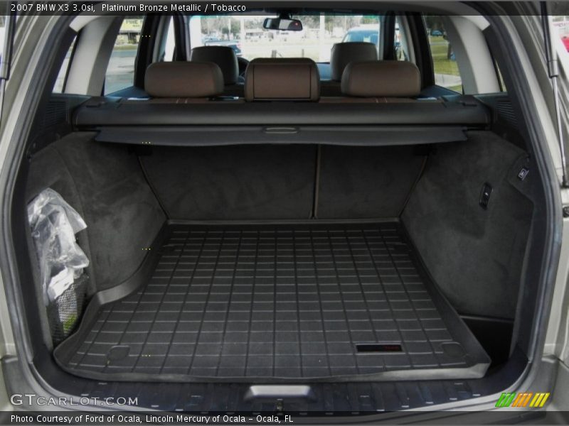  2007 X3 3.0si Trunk