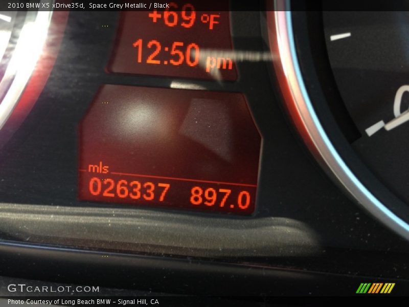 Space Grey Metallic / Black 2010 BMW X5 xDrive35d