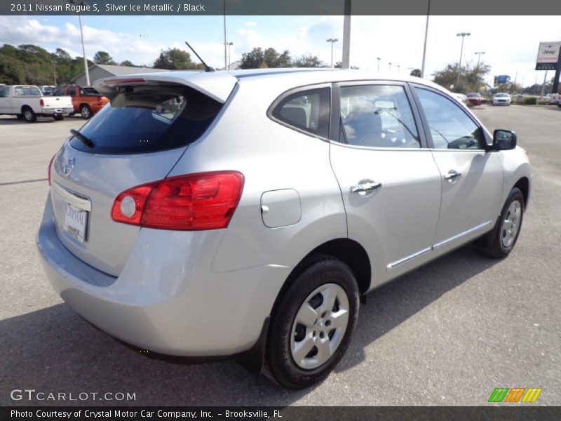 Silver Ice Metallic / Black 2011 Nissan Rogue S