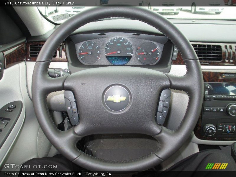 Black / Gray 2013 Chevrolet Impala LT