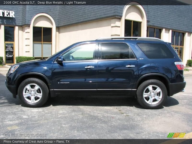 Deep Blue Metallic / Light Titanium 2008 GMC Acadia SLT