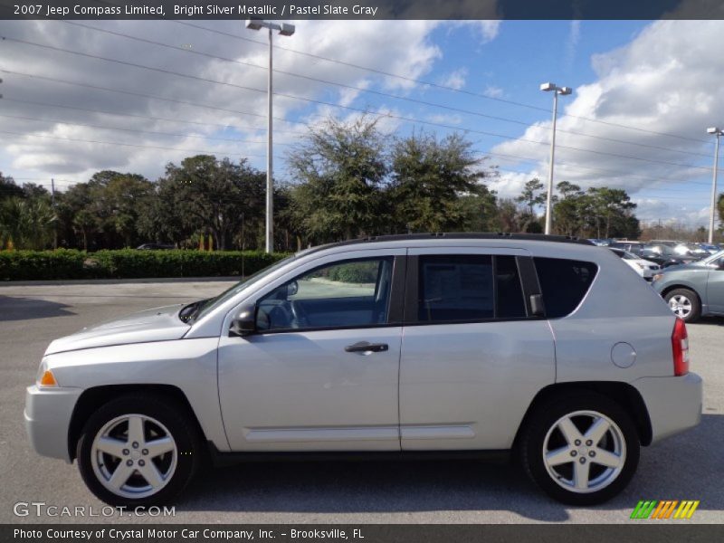 Bright Silver Metallic / Pastel Slate Gray 2007 Jeep Compass Limited