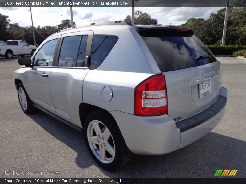 Bright Silver Metallic / Pastel Slate Gray 2007 Jeep Compass Limited