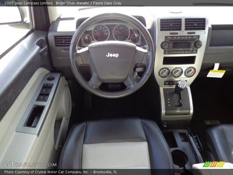 Bright Silver Metallic / Pastel Slate Gray 2007 Jeep Compass Limited