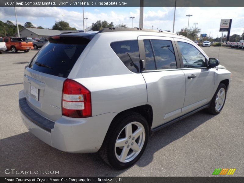 Bright Silver Metallic / Pastel Slate Gray 2007 Jeep Compass Limited