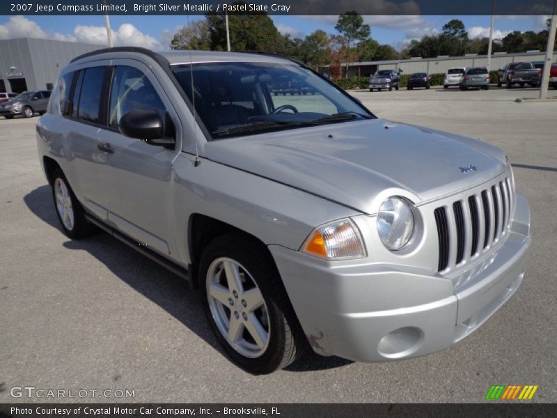 Bright Silver Metallic / Pastel Slate Gray 2007 Jeep Compass Limited