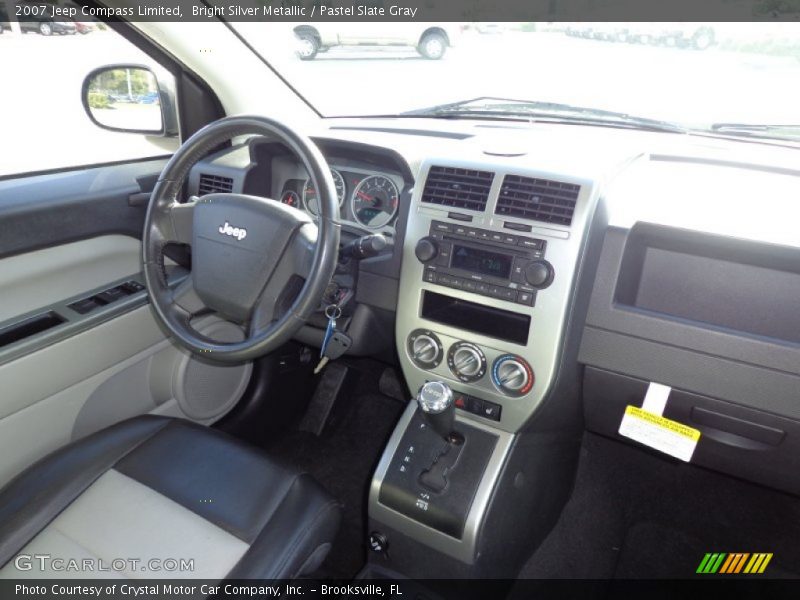Bright Silver Metallic / Pastel Slate Gray 2007 Jeep Compass Limited